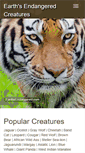 Mobile Screenshot of earthsendangered.com
